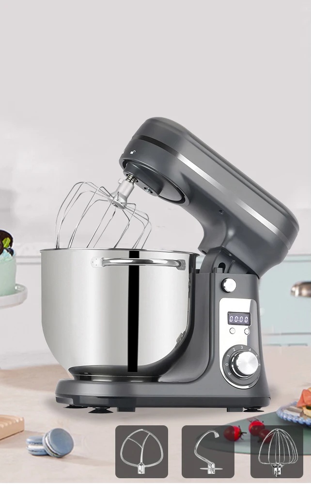 BiblioMix スタンドミキサー BM01 6リットル 1200ワット BM-601 6L Quiet DC Motor Stand Mixer - AventroHome